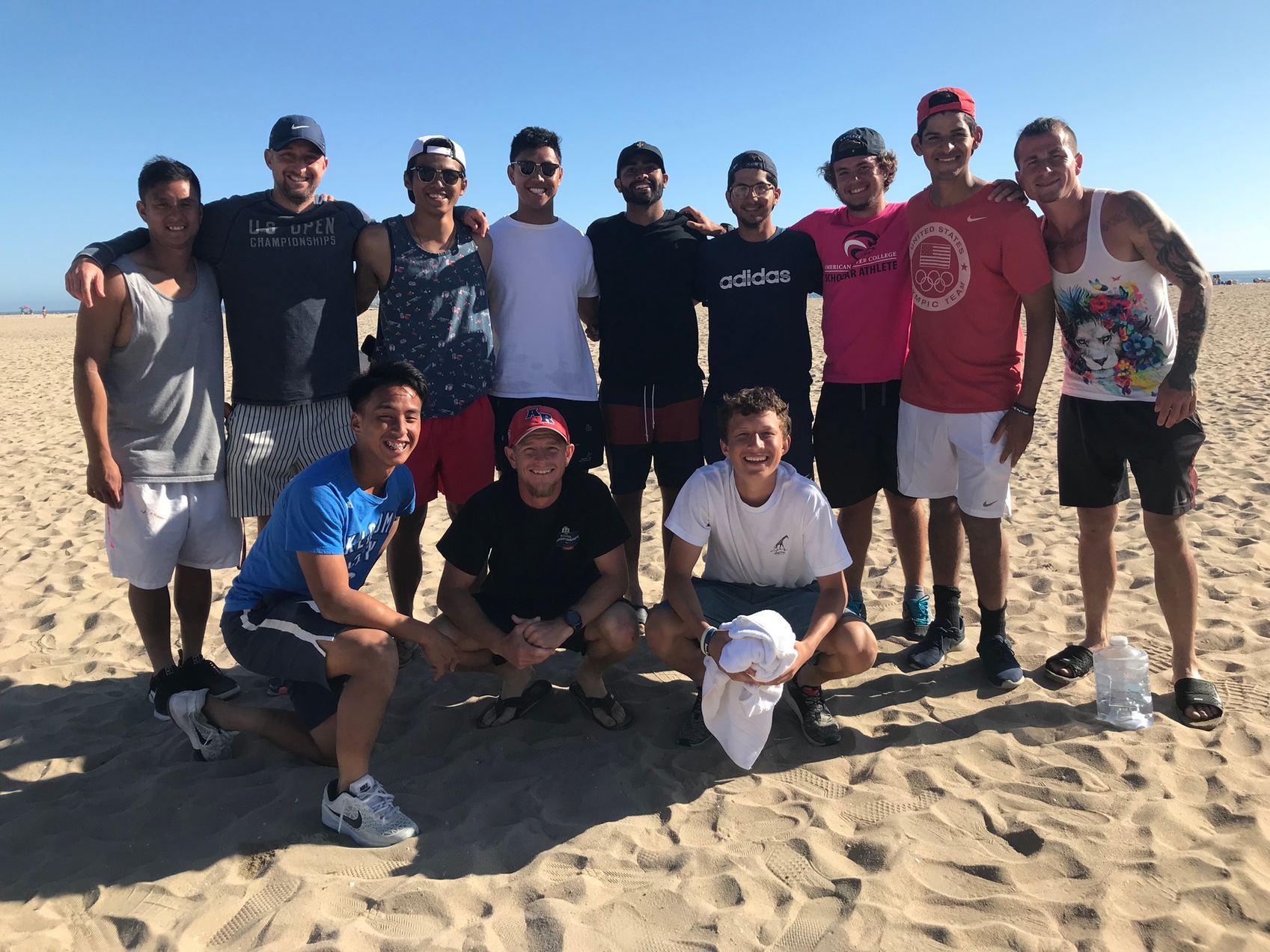 Team photo in SoCal