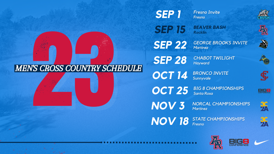 Men's Cross Country 2023 Schedule Release