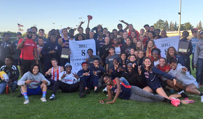 Men's and Women's Big 8 Conference Champions