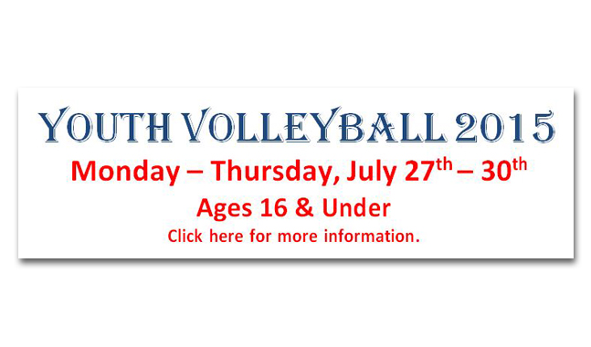 2015 Youth Volleyball Camp